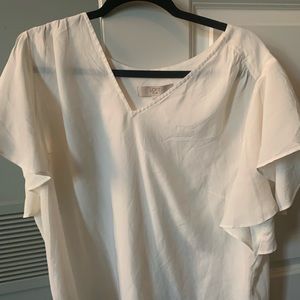Loft short sleeve blouse